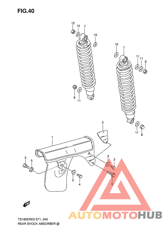 Задние амортизаторы