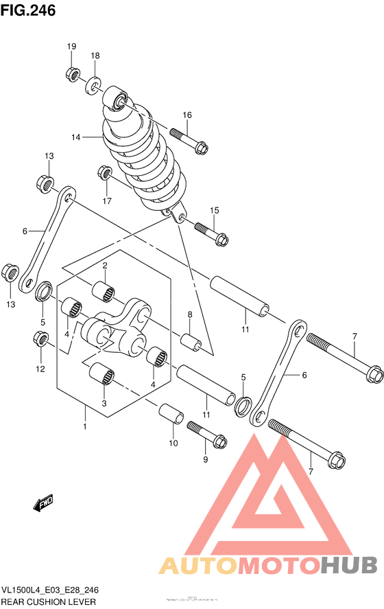Rear Cushion Lever (Vl1500Bl4 E33)
