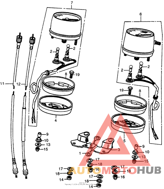 Speedometer + tachometer k6