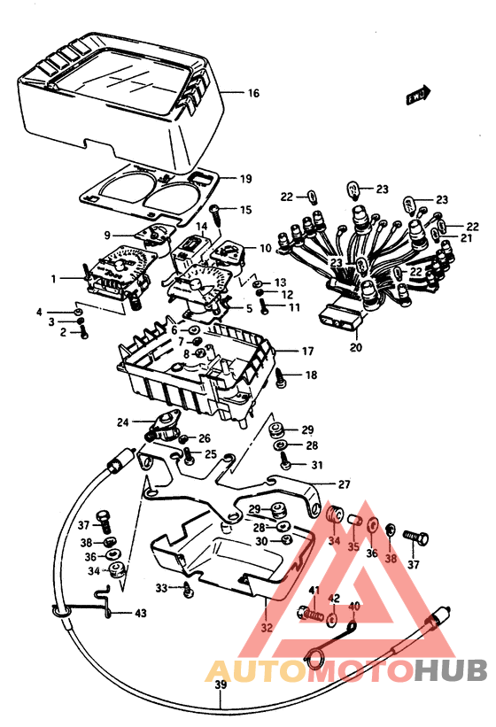 Спидометр-тахометр