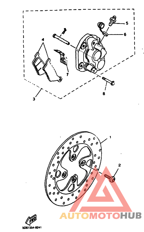 Передний суппорт