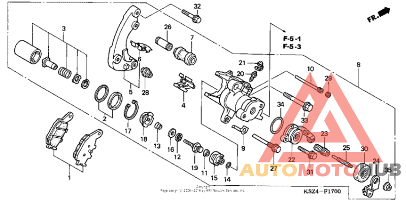 Задний суппорт