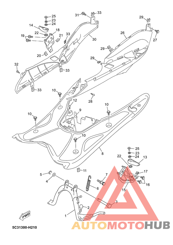 Support & repose pied