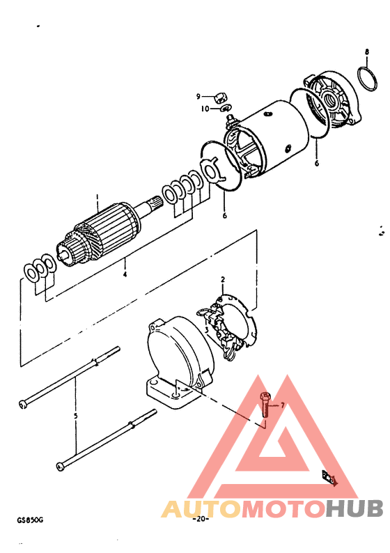 Стартерный мотор