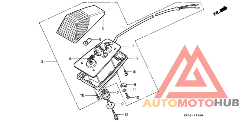 Taillight unit ass`y