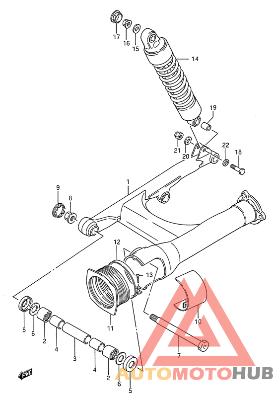 Маятник задний