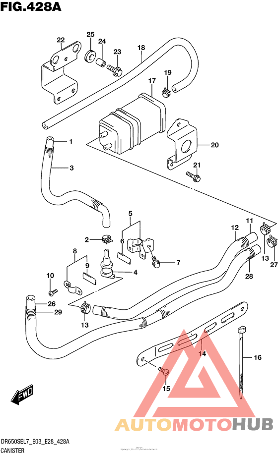 Canister (Dr650Sel7 E33)