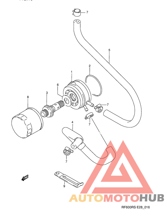Oil cooler - oil filter