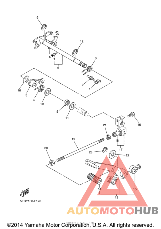 Вал переключения