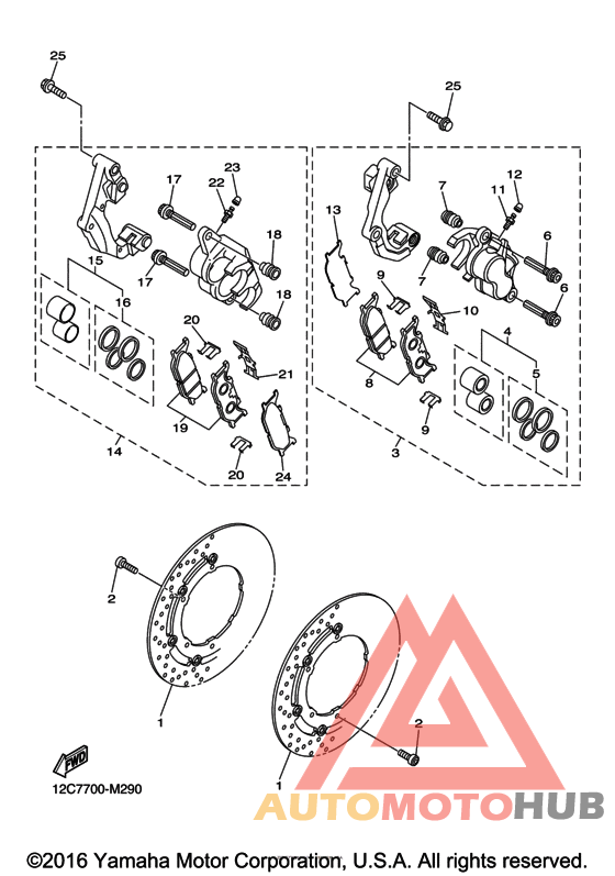 Передний суппорт