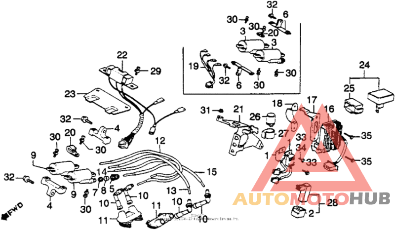 Ignition coil + rectifier