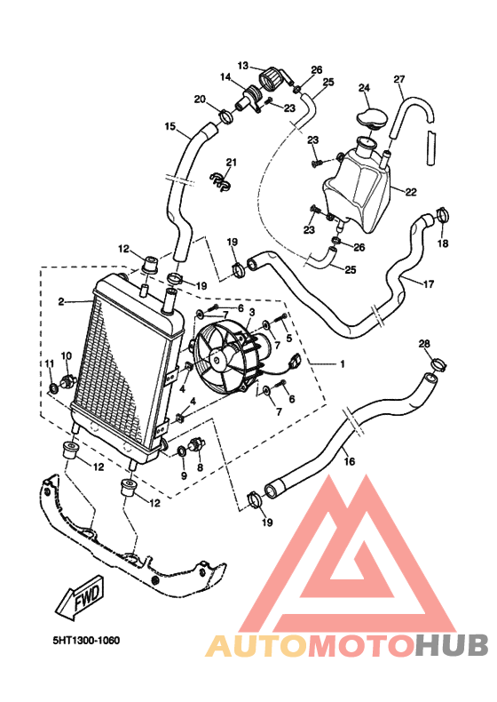 Радиатор и шланг