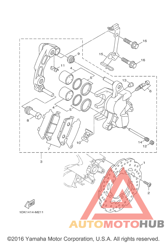 Передний суппорт