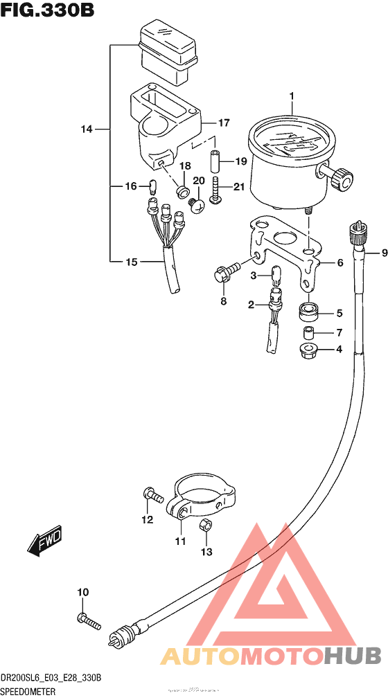 Speedometer (Dr200Sl6 E28)