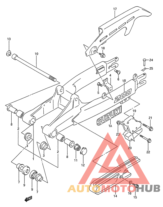 Маятник задний
