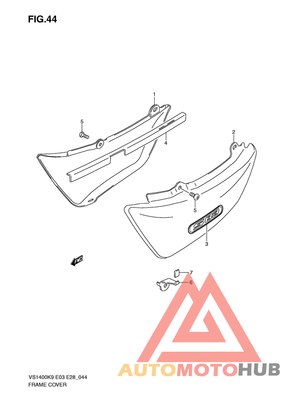 Обтекатель задний