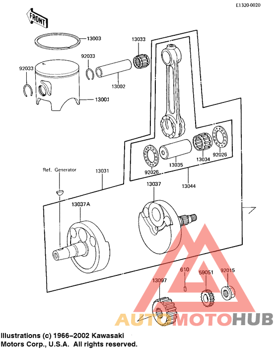 Crankshaft/piston