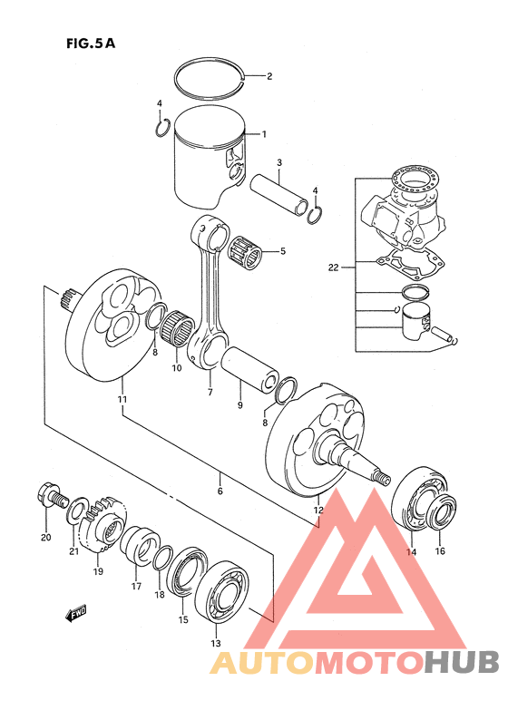 Вал коленчатый