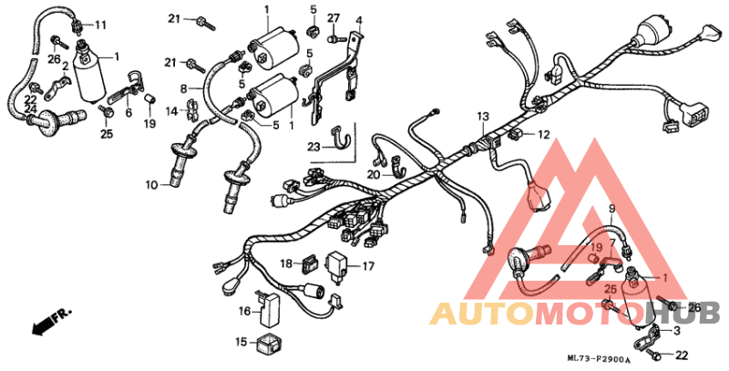 Wire harness/ ignition coil