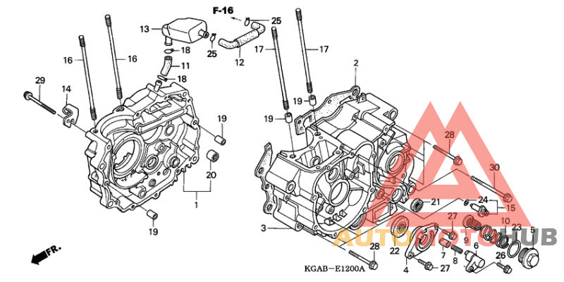 Картер двигателя