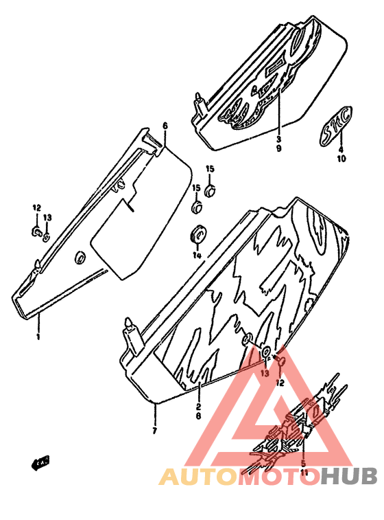 Обтекатель задний
