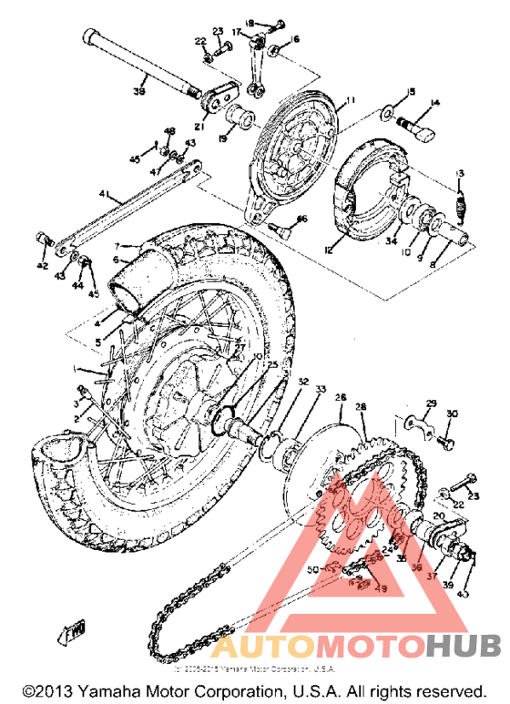 Переднее колесо