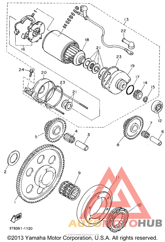 Муфта стартера