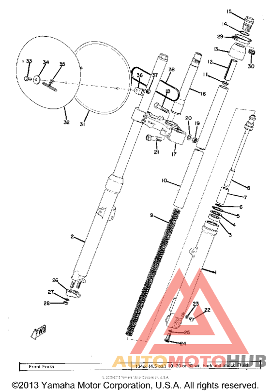 Передняя вилка
