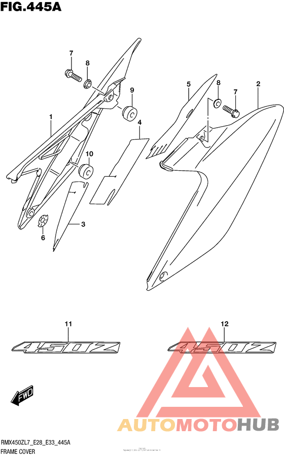 Обтекатель рамы