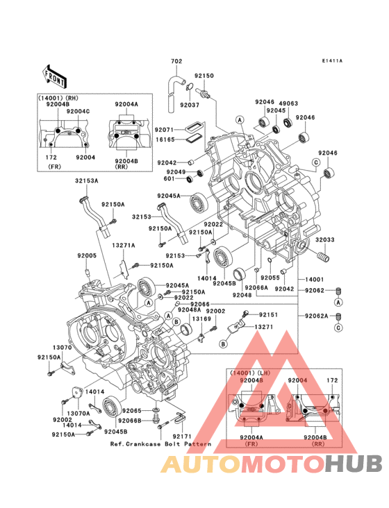 Crankcase(1/2)(r2-r5)