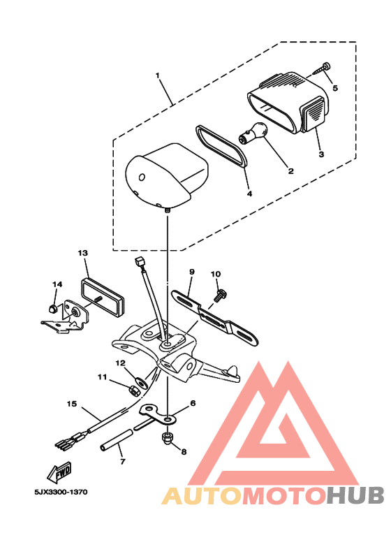 Taillight unit ass`y