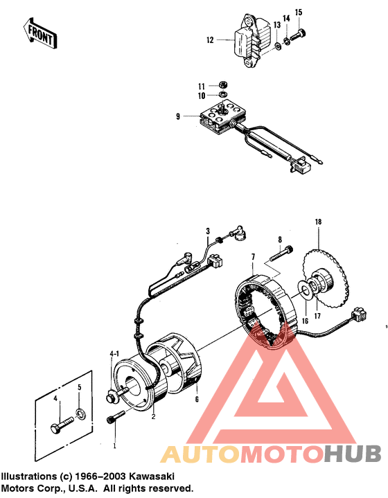 Generator/regulator/rectifier