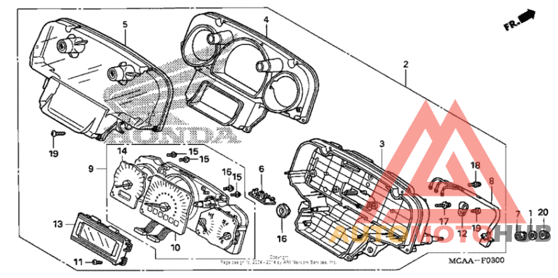 Speedometer (gl1800/a'05)