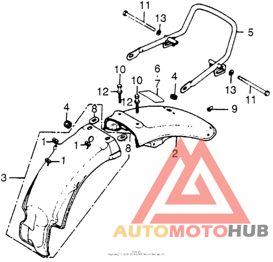 Задний бампер