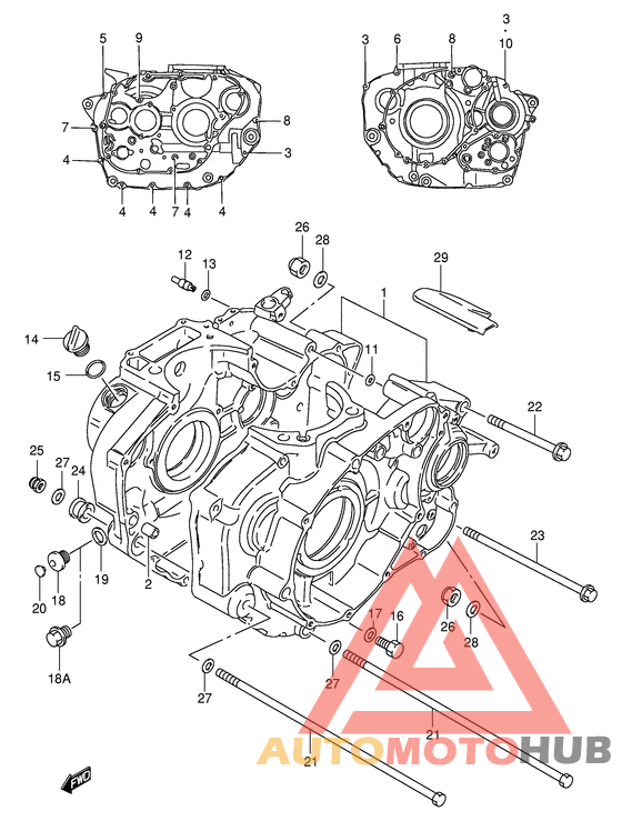 Картер двигателя