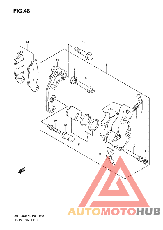 Передний суппорт
