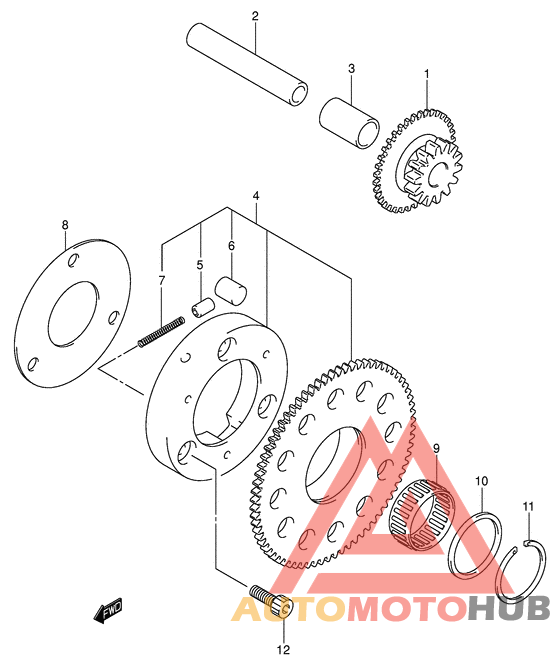 Муфта стартера