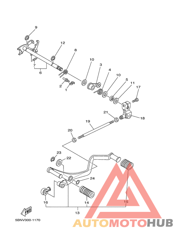 Вал переключения