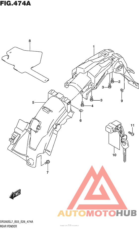 Задний бампер