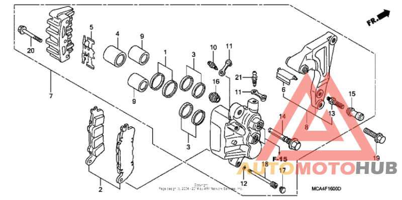 Задний суппорт