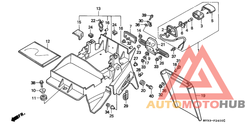 Заднее крыло