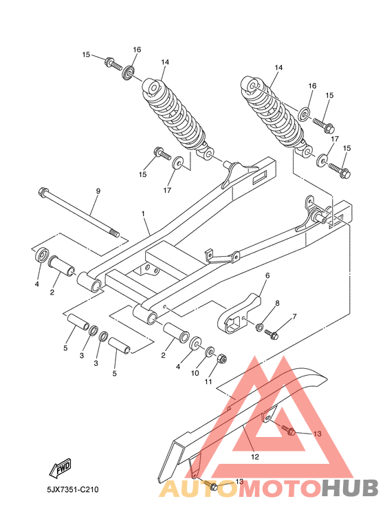 Hinterradschwinge&aufhaengung