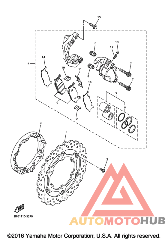 Передний суппорт