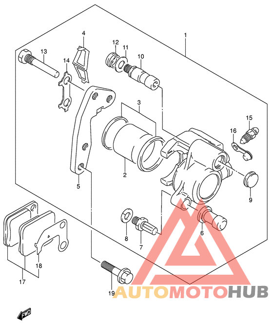 Передний суппорт