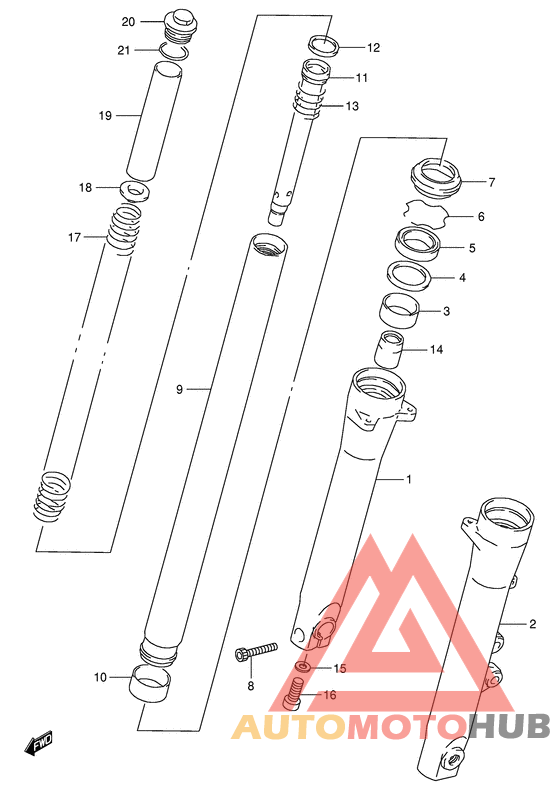 Передняя вилка