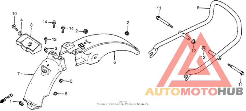 Rear fender + bumper