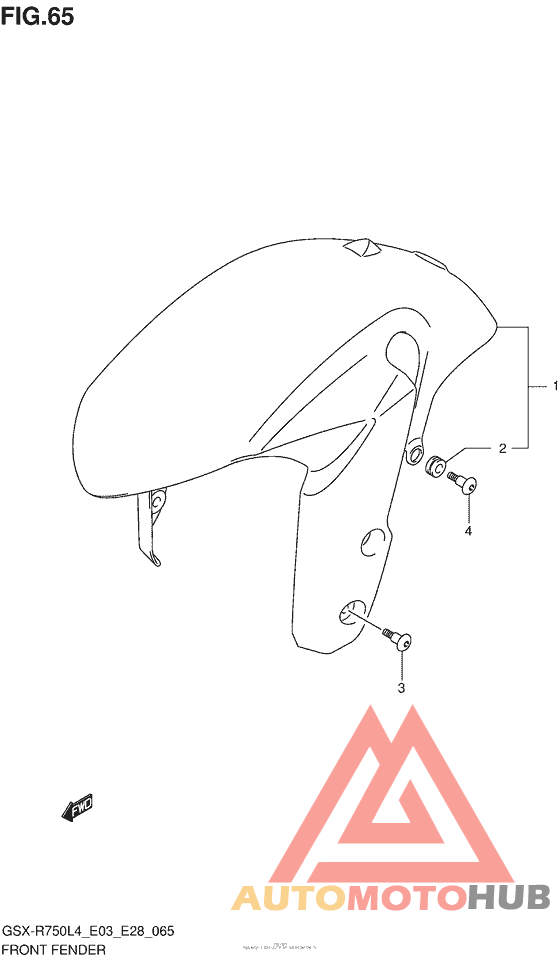 Front Fender (Gsx-R750L4 E33)
