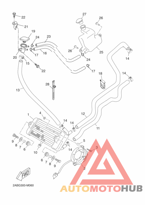 Радиатор и шланг
