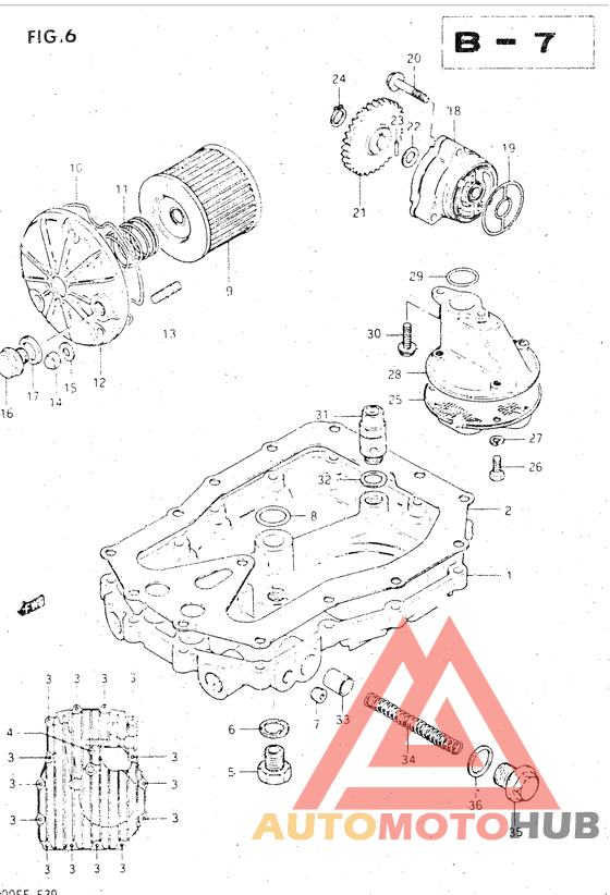 Oil pump - oil filter