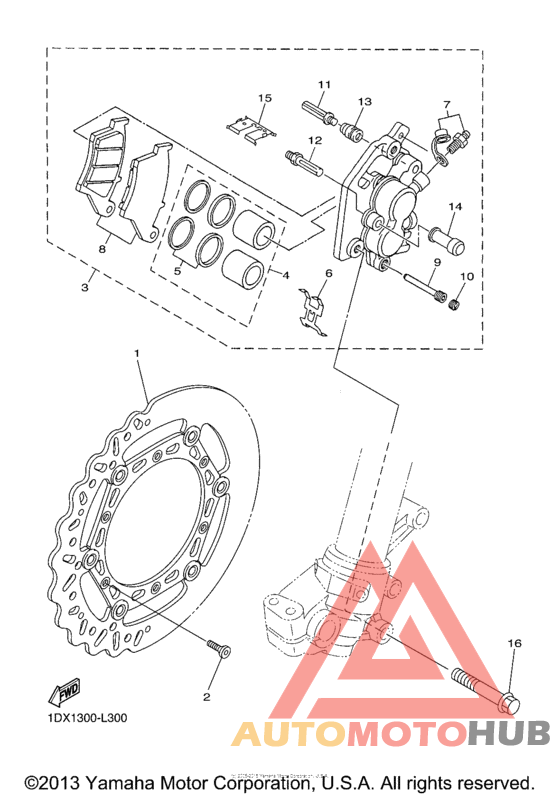 Передний суппорт